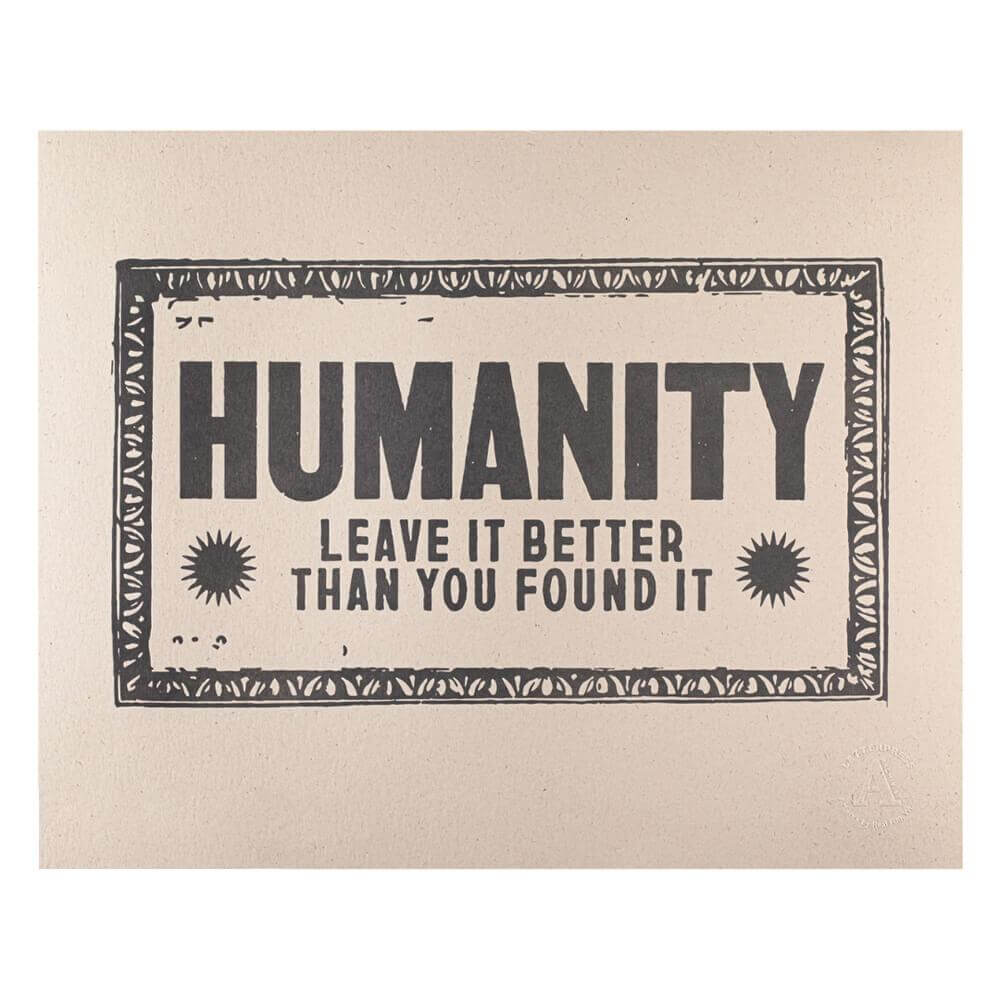 Archivist Humanity Print